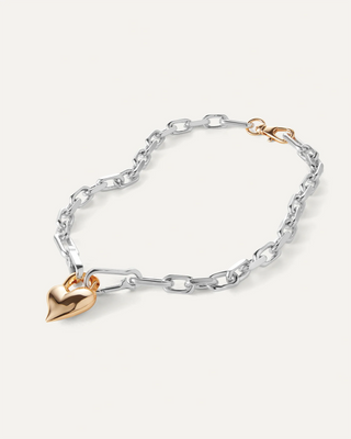Jenny Bird Padlock Heart Pendant Necklace