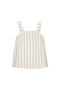 Greige Pinstripe