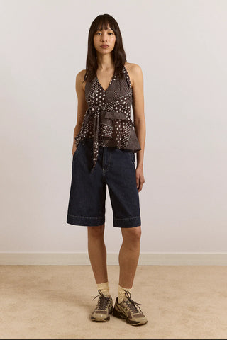 Damson Madder Leandra Halter Top