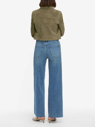 Frame Le Slim Palazzo Raw Edge