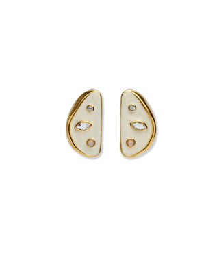 Lizzie Fortunato Isola Stud Earrings