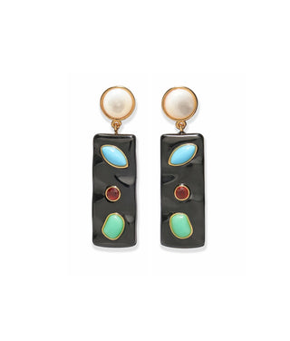 Lizzie Fortunato Tessera Earrings