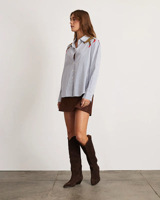 Tanya Taylor Margaux Cheetah Shirt