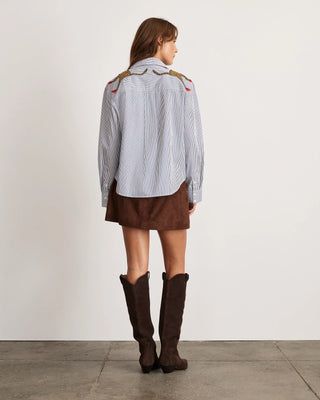 Tanya Taylor Margaux Cheetah Shirt