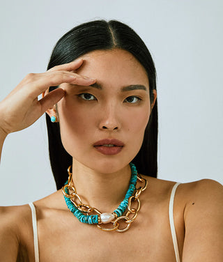 Lizzie Fortunato Sky Stone Necklace