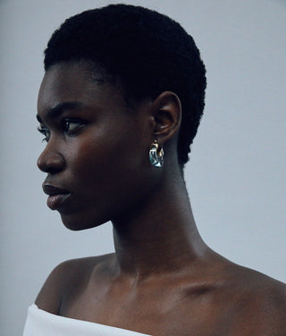 Lizzie Fortunato Mini Organic Hoops
