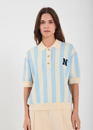 Norr Varsity Knit Polo
