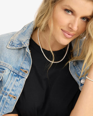 Melinda Maria Not Your Basic Tennis Necklace