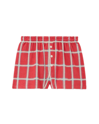 Guest In Residence Picnic Plaid Short
