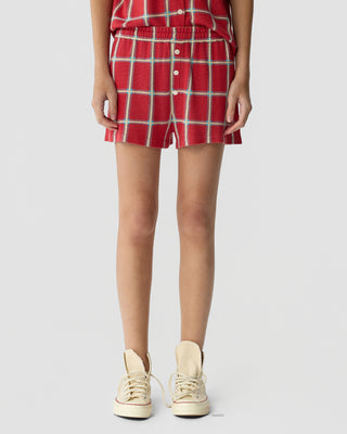 Guest In Residence Picnic Plaid Short