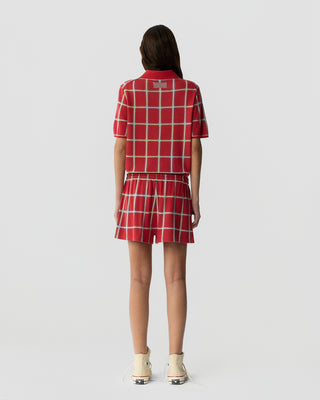 Guest In Residence Picnic Plaid Short