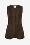 Chocolate Cream Pinstripe