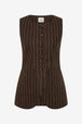 Chocolate Cream Pinstripe