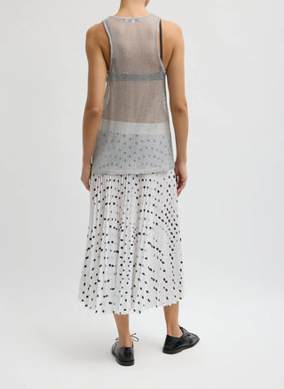 Tibi Scribble Dot Skirt