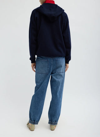 Tibi Zippered Denim Jogger