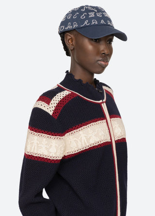 Sea Kit Embroidery Hat