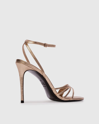 Black Suede Studio Ella Heel