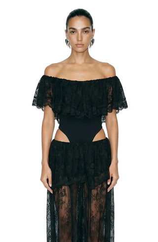 Ronny Kobo Rosette Bodysuit