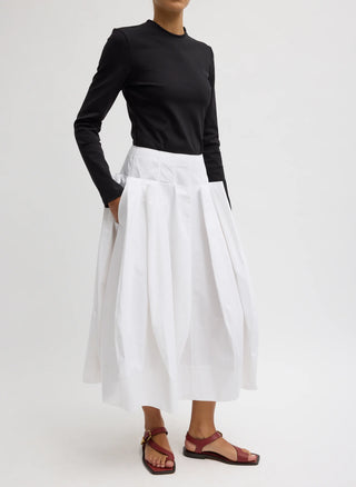 Tibi Pinched Pleat Skirt