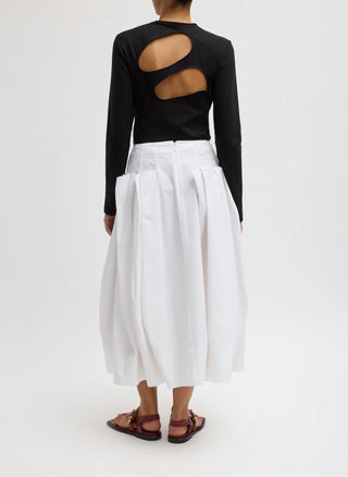 Tibi Pinched Pleat Skirt