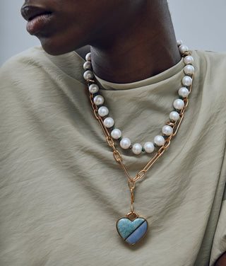 Lizzie Fortunato Heart Pendant