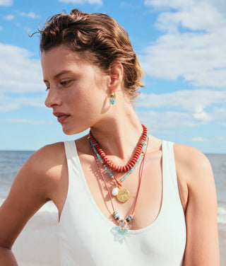 Lizzie Fortunato Crystal Cala Necklace