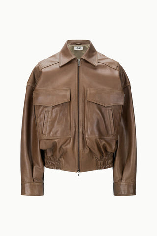 Staud Eugene Leather Jacket