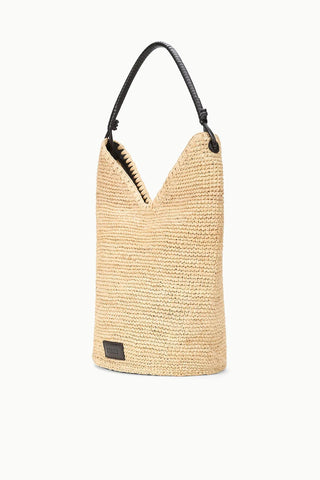 Staud Lani Raffia Bucket Bag