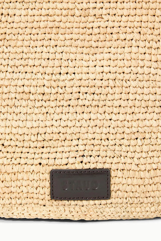 Staud Lani Raffia Bucket Bag