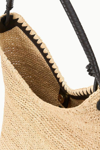 Staud Lani Raffia Bucket Bag