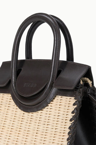 Staud Maude Mini Wicker Carryall