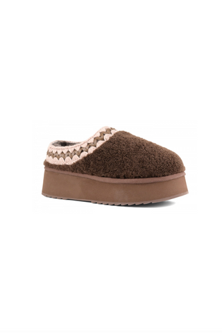 Mou Platform Curly Clog