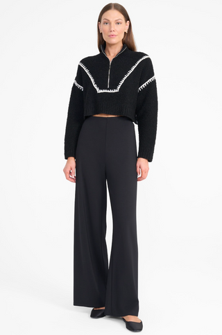 Staud Cropped Hampton Sweater