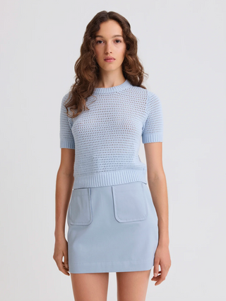 Matthew Bruch Cable Mesh T-Shirt