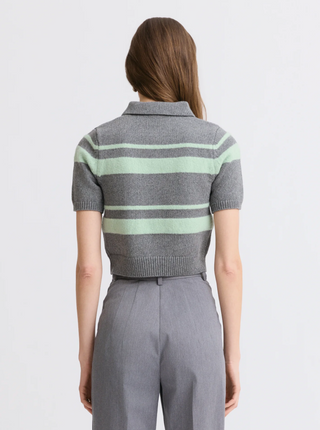 Matthew Bruch Striped Polo
