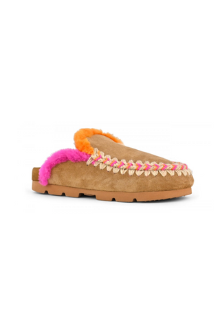Mou Winter Overstitching Mule