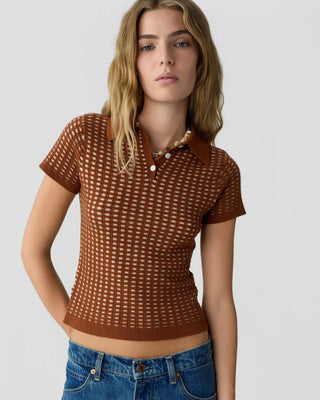 Guest In Residence Shrunken Waffle Polo