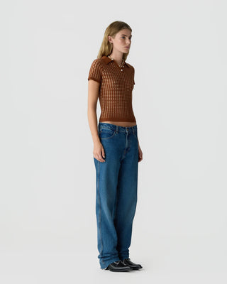 Guest In Residence Shrunken Waffle Polo