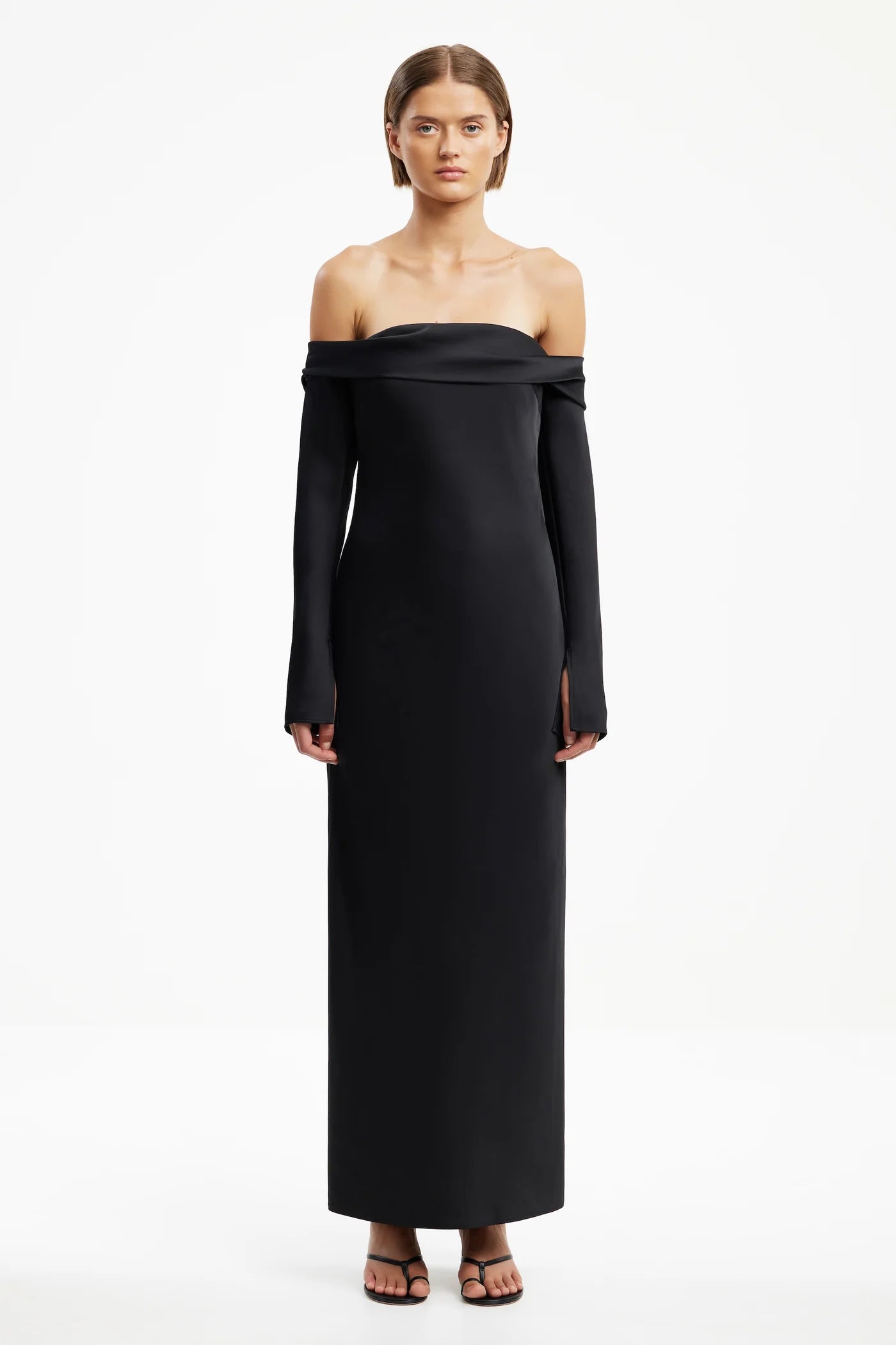 maxi long sleeve cocktail dresses Significant Other Nadia Long Sleeve Dress – Aria