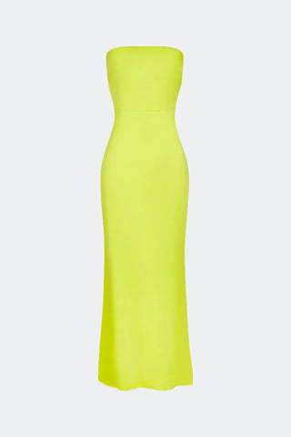 simon miller gold dress strapless Sculpty Strapless Sequin Dress