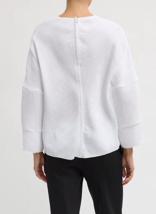 Tibi Plisse Hinged Top