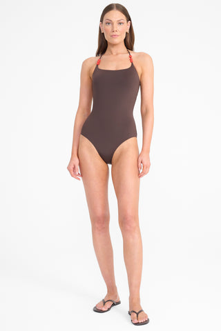 Staud Laird One Piece Swimsuit