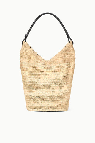 Staud Lani Raffia Bucket Bag