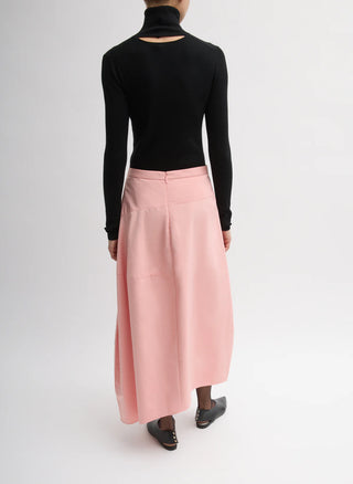 Tibi Nylon Asymmetrical Balloon Skirt