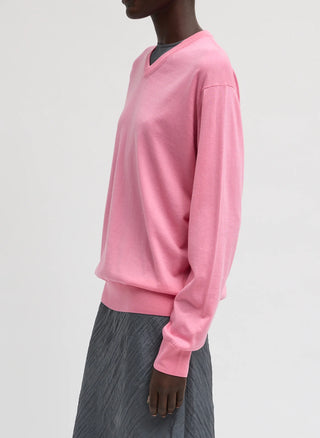 Tibi Perfect V-Neck Pullover