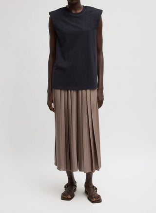 Tibi Padded Shoulder T-Shirt