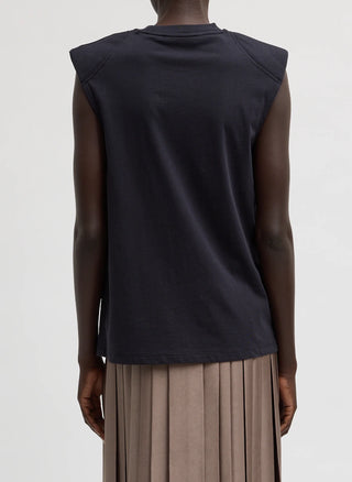 Tibi Padded Shoulder T-Shirt