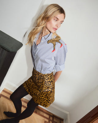 Tanya Taylor Margaux Cheetah Shirt