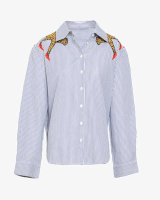 Tanya Taylor Margaux Cheetah Shirt