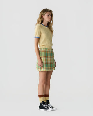 Guest In Residence Tartan Skirt